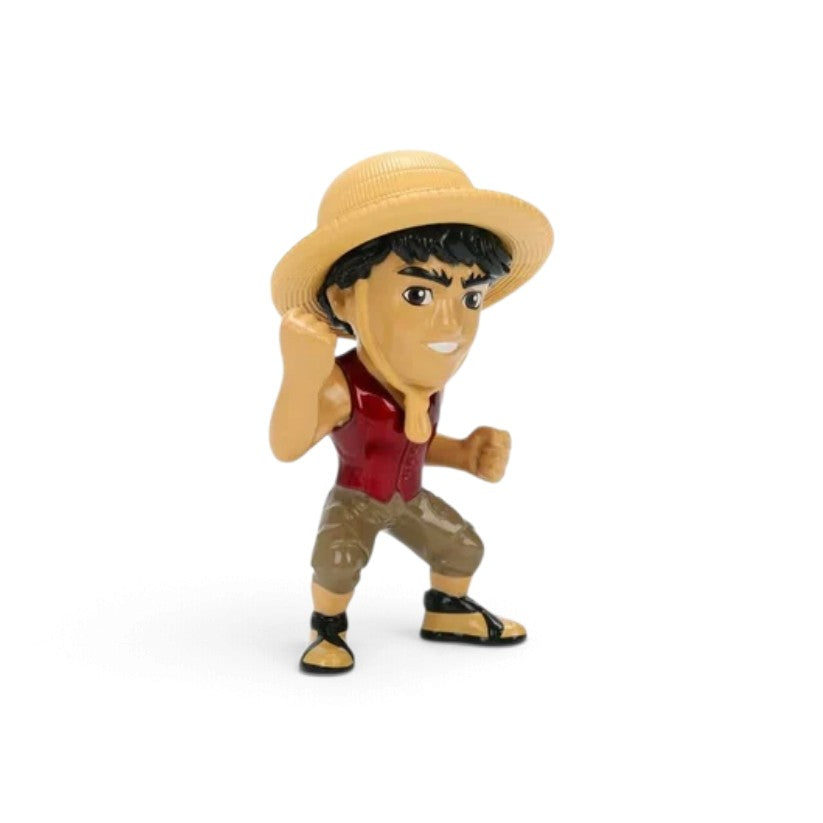 Jada Toys Metalfigs Netflix One Piece Luffy 2.5-inch die-cast metal figure in his live-action series appearance.