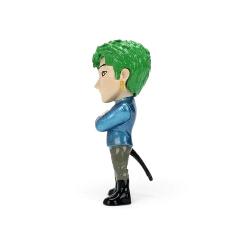 Jada Toys Metalfigs Netflix One Piece Zoro 2.5-inch die-cast metal figure in his live-action series appearance.