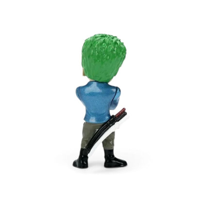 Jada Toys Metalfigs Netflix One Piece Zoro 2.5-inch die-cast metal figure in his live-action series appearance.