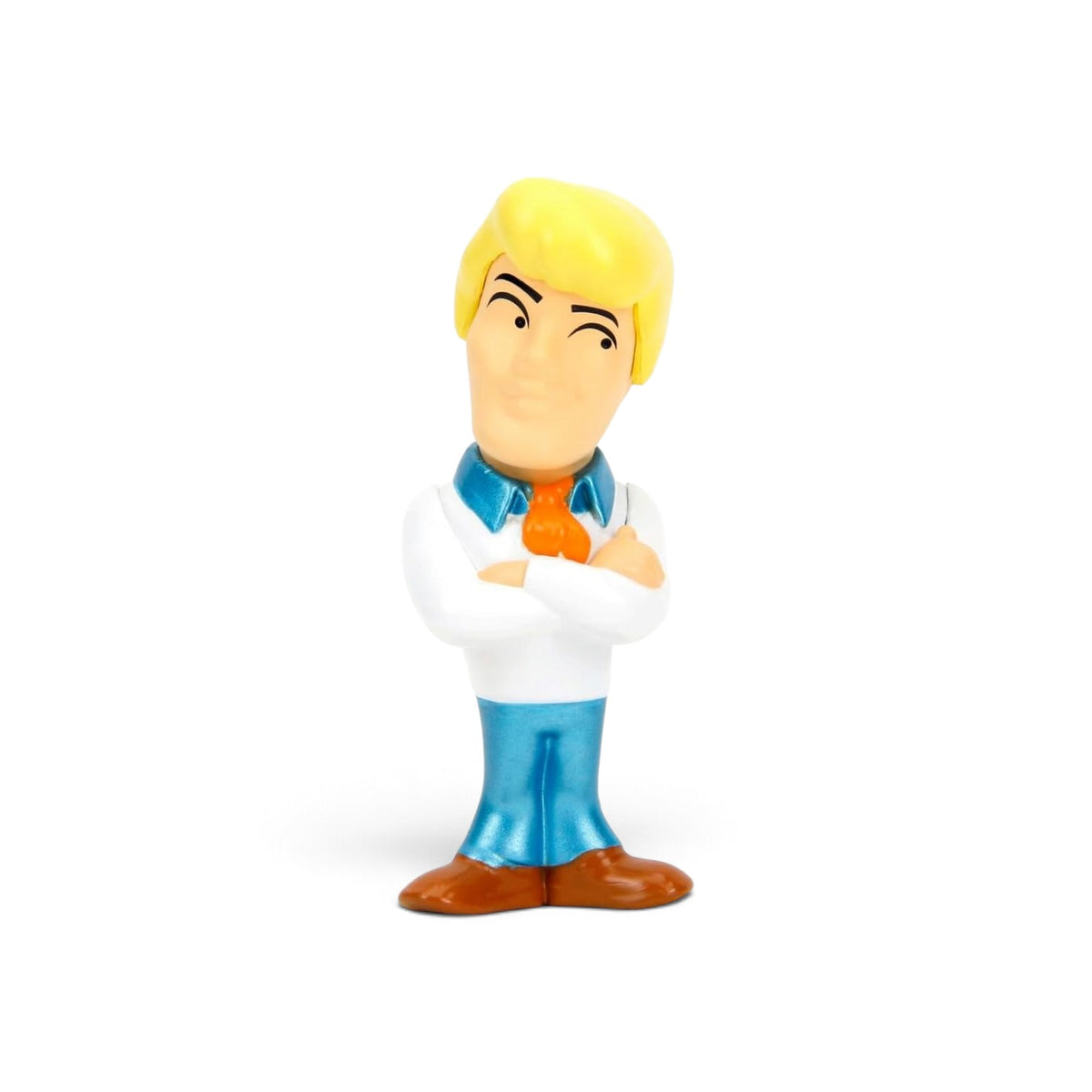 Jada Toys Metalfigs Scooby-Doo Wave 1 Fred 6.5 cm die-cast metal figure in his classic white sweater and orange ascot.