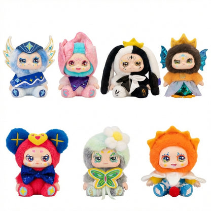 Kimmon God’s Era Series plush pendant characters group photo