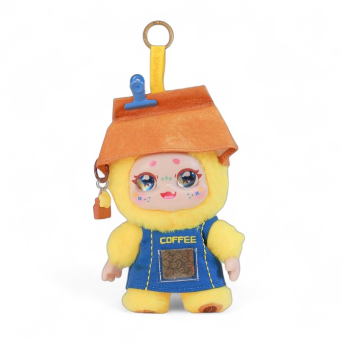 Kimmon Let’s Cafe mystery plush doll – cafe-inspired blind box collectible