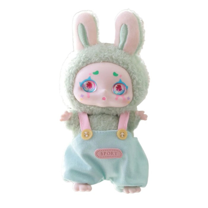 Kimmon Mimon Plush Doll – Available from Canadian stock at ReChild.ca with bunny ears and pink cheeks on a white background