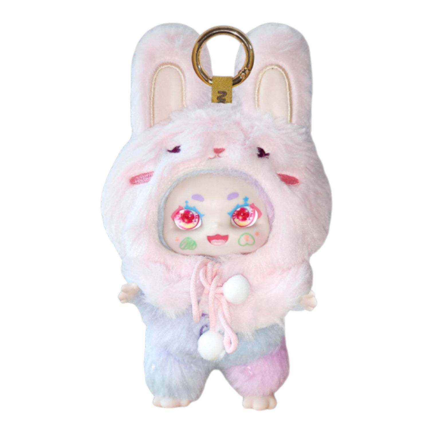 Kimmon Dreams of Wilderness Plush Doll – Available from Canadian stock at ReChild.ca with bunny ears and a keychain ring on a white background
