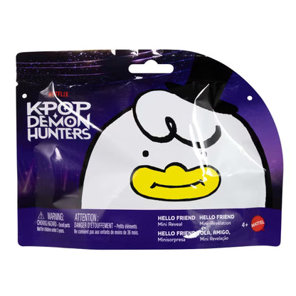 Package of Kpop Demon Hunters with a cartoon duck design on a white background