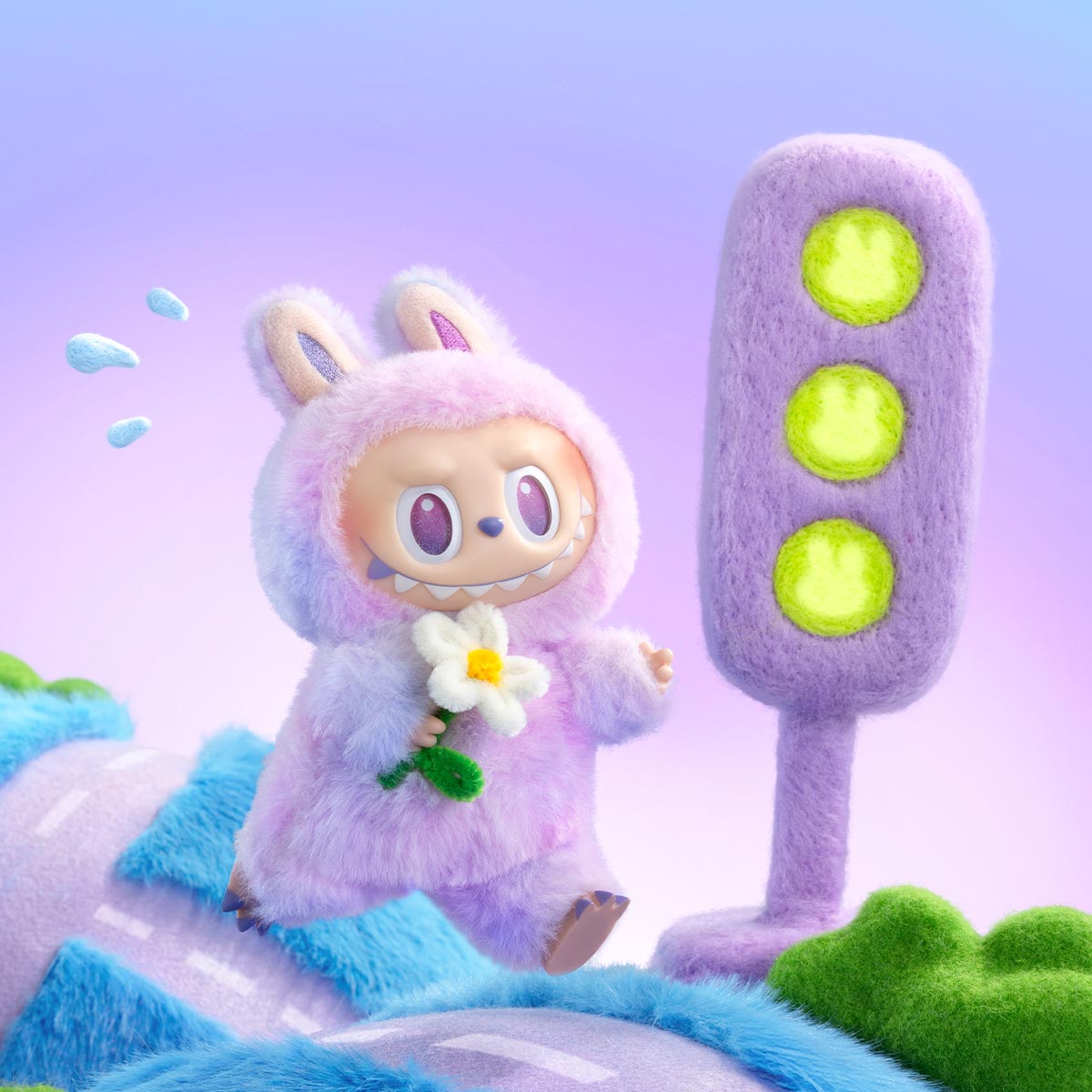 Labubu Big Into Energy Series vinyl plush pendant blind box Canada variant