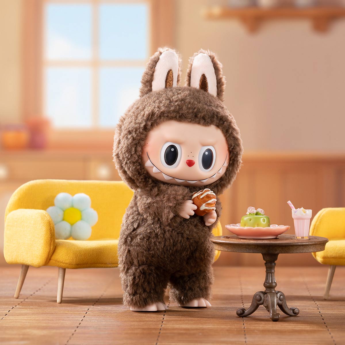 Labubu Exciting Macaron Series vinyl face blind box Canada cacao variant