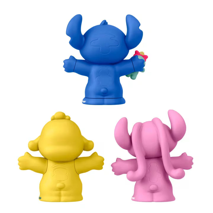 Little People Collector Disney Stitch & The Cousins special edition figure set featuring Stitch, Angel, and Reuben.