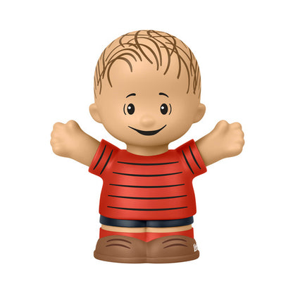 Little People Collector Peanuts It's The Great Pumpkin, Charlie Brown figure set featuring Charlie Brown, Snoopy in his flying ace costume, Sally, and Linus.