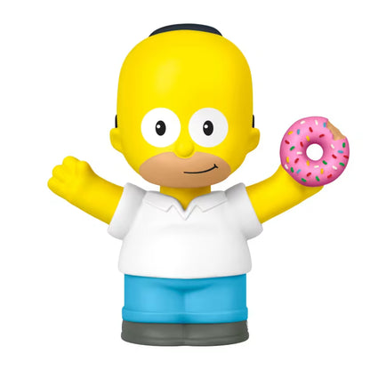 Little People Collector The Simpsons special edition figure set in a decorative window box featuring Homer, Marge, Bart, Lisa, and Maggie.