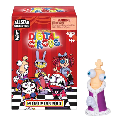 Digital Circus mini figures packaging with a Kinger toy figure in front