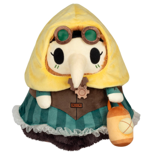 Mini Squishable Steampunk Plague Nurse plush in steampunk gear attire