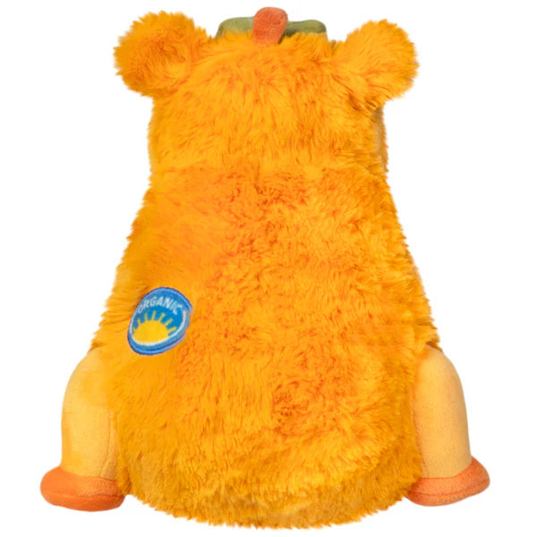 Squishable Mini Citrus Capybara 9-Inch Plush, a round orange capybara soft toy