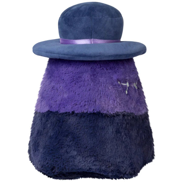 Squishable Mini Midnight Plague Doctor 11-Inch Plush, an indigo blue soft toy with a constellation hat and a crescent moon necklace