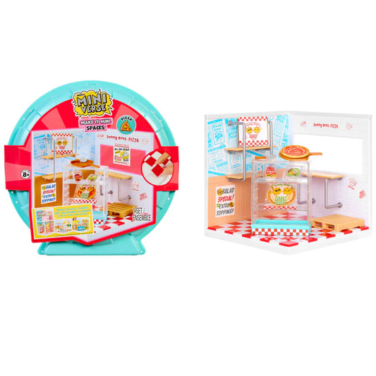 Miniverse Spaces Pizza Shop Starter Pack display set Canada