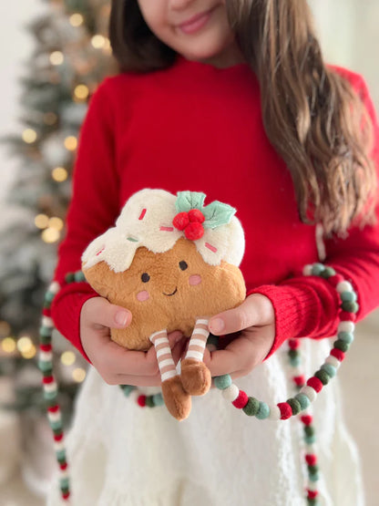 Mon Ami Frosted Star Plush with faux fur frosting and sprinkles lifestyle
