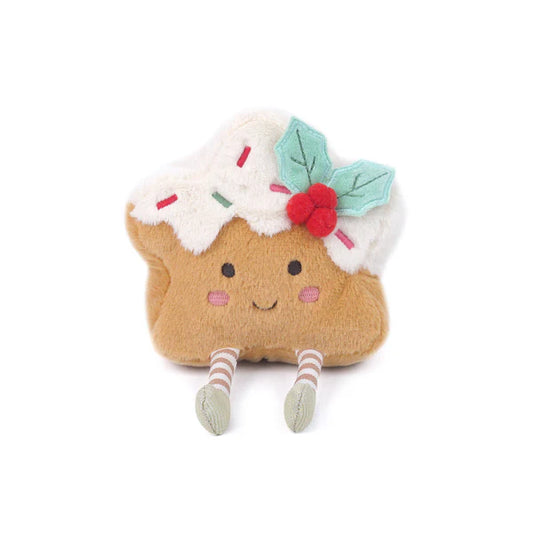 Mon Ami Frosted Star Plush with faux fur frosting and sprinkles