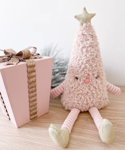 Mon Ami Joyful Tree Pink plush Christmas tree