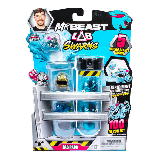 Mr. Beast Lab Swarms toy packaging with micro beasts inside