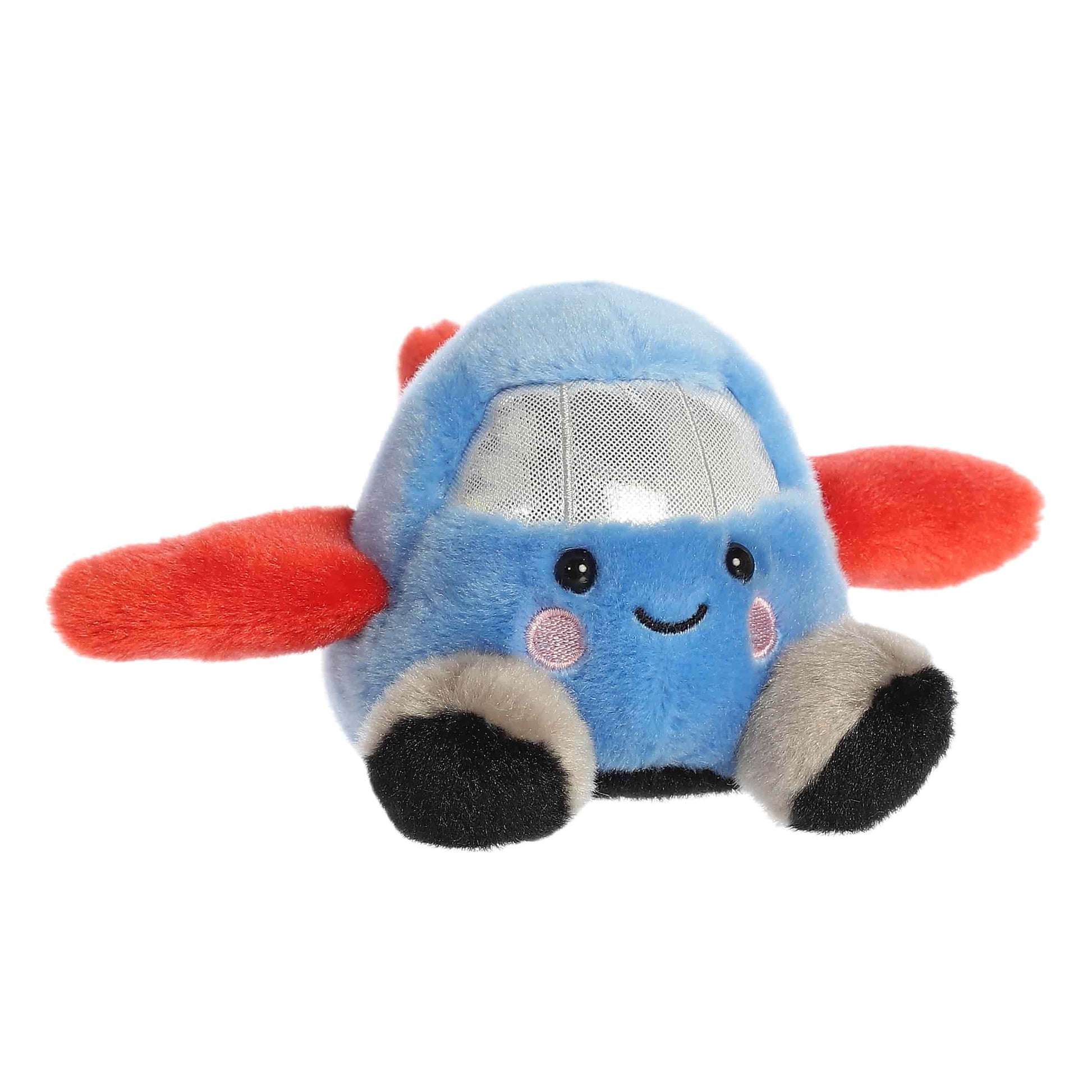 Angled view of Palm Pals Amelia Jet Plush