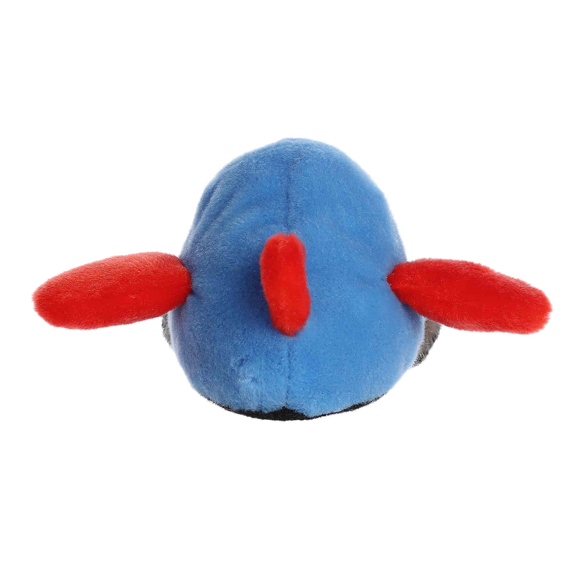 Back view of Palm Pals Amelia Jet Plush