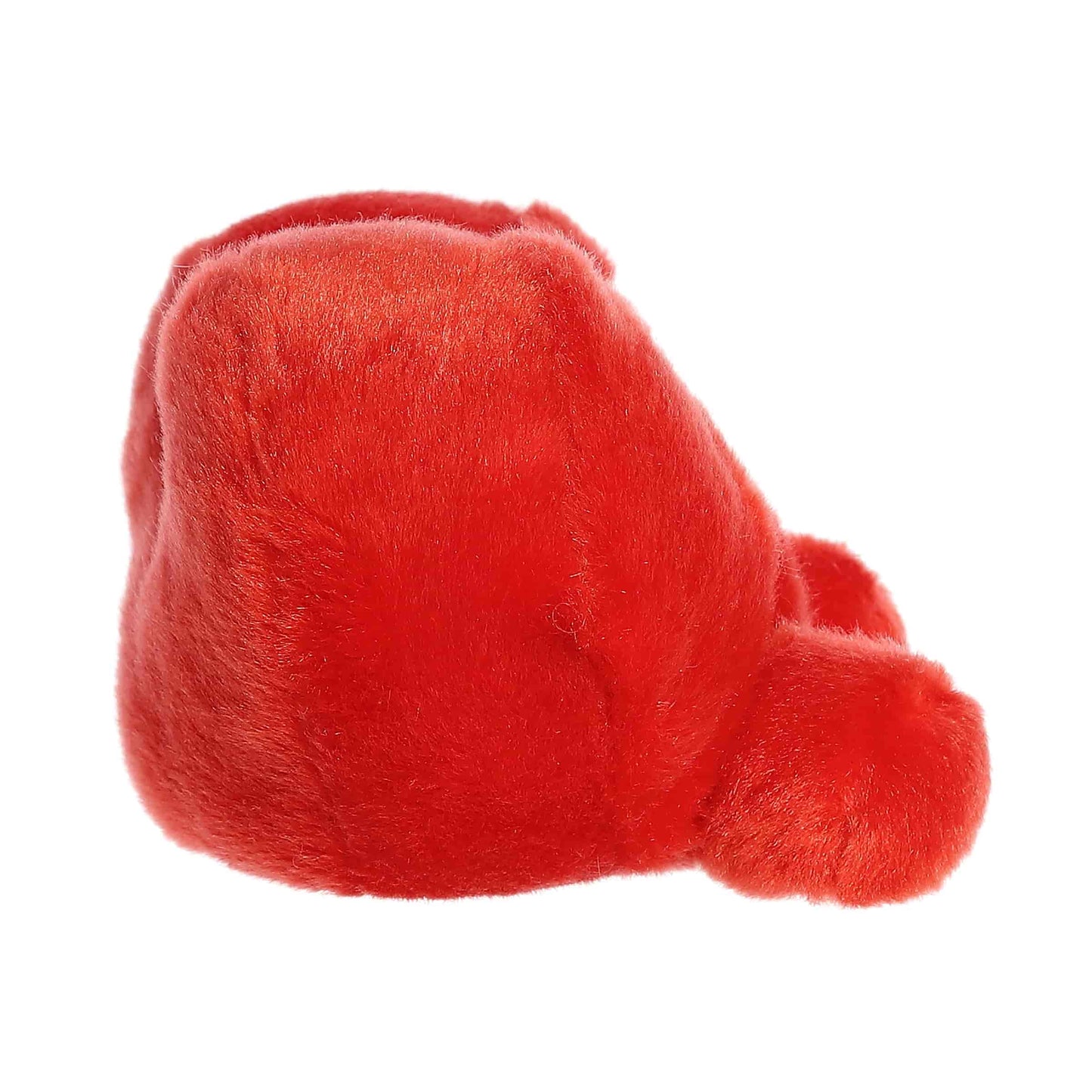 Side view of Palm Pals Amore Heart 5-inch plush soft toy