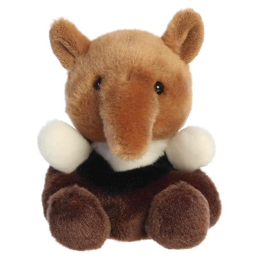 Palm Pals Anita Anteater plush featuring a soft tan face, long snout, and cozy brown body.