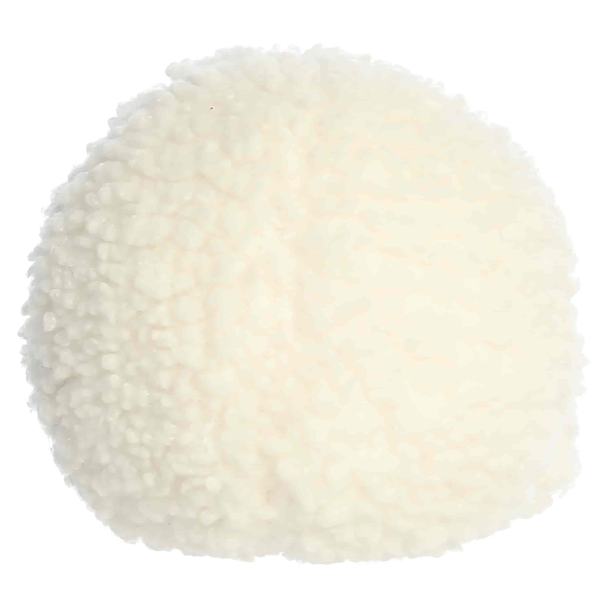 Palm Pals Chuck Snowball 4.5-inch white sherpa plush with an embroidered blue snowflake on his head and pink cheeks.