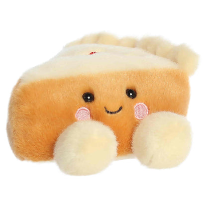 Palm Pals Crispin Apple Pie 5-inch plush slice featuring golden brown crust, embroidered apple details, rosy cheeks, and cream feet.