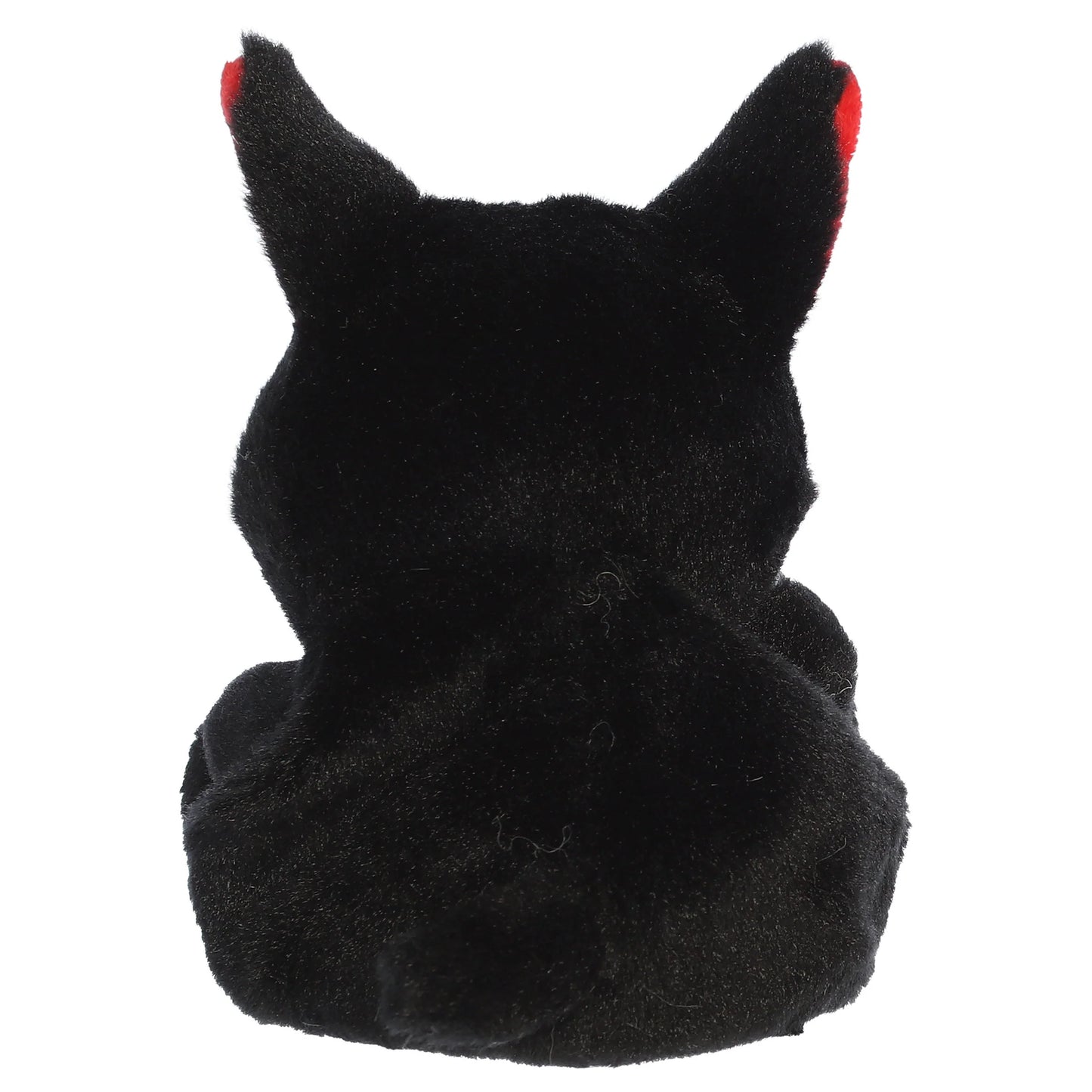 Palm Pals Dante Hellhound mythical black plush toy with striking red details and two little fangs