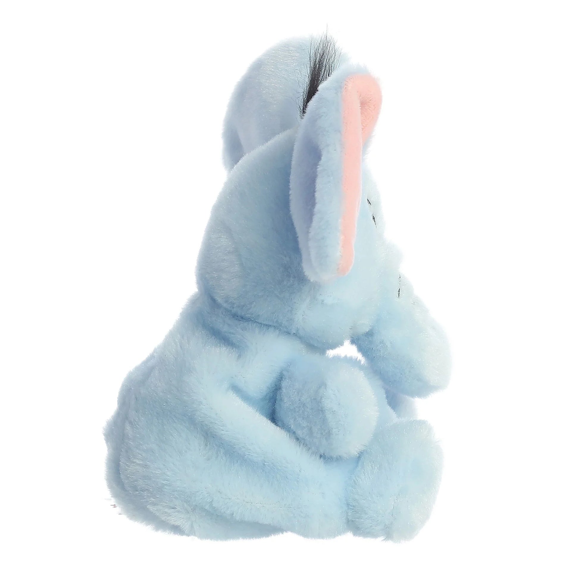 Side view of Palm Pals Dr. Seuss Horton 5-inch plush soft toy