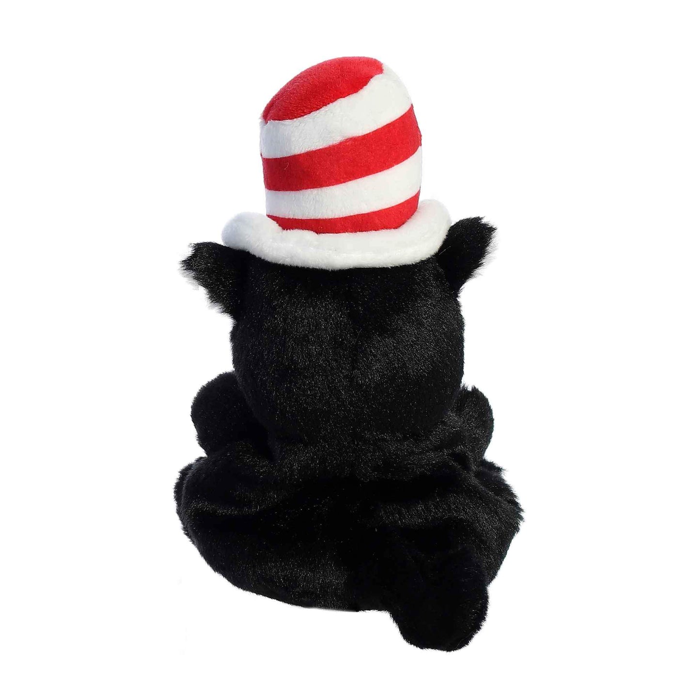 Back view of Palm Pals Dr. Seuss The Cat in the Hat 5-inch plush soft toy