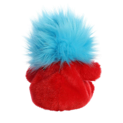Back view of Palm Pals Dr. Seuss Thing 1 5-inch plush soft toy