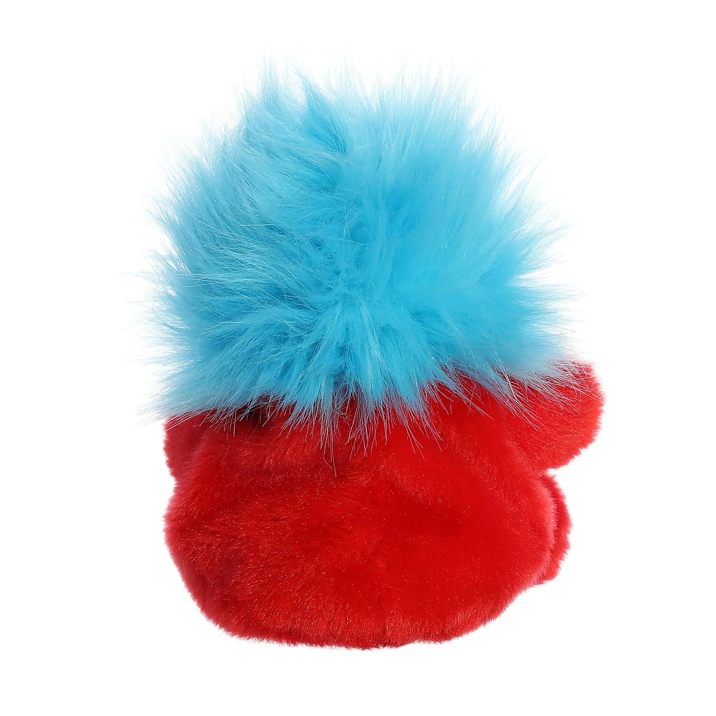 Back view of Palm Pals Dr. Seuss Thing 2 5-inch plush soft toy