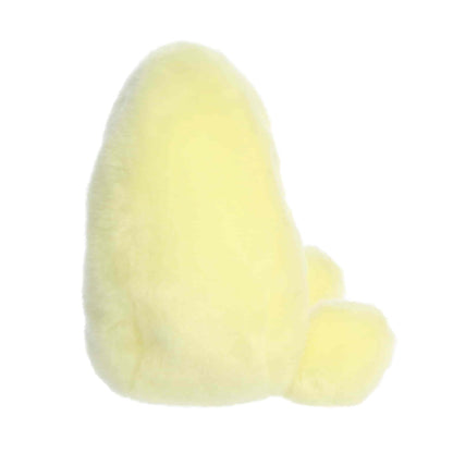 Side view of Palm Pals Evelyn Crescent Moon 5-inch plush soft toy