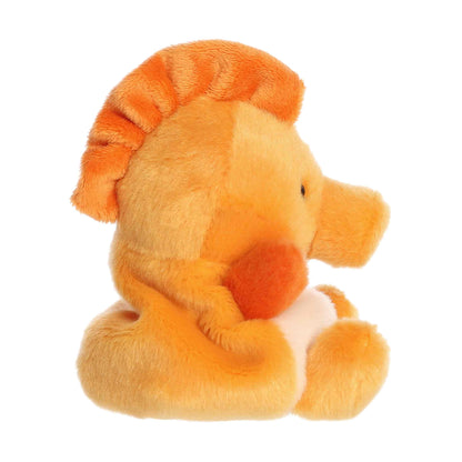 Side view of Palm Pals Felipe Seahorse 5-inch plush soft toy