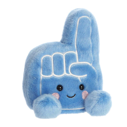 Angled view of Palm Pals Ferris Foam Finger Plush