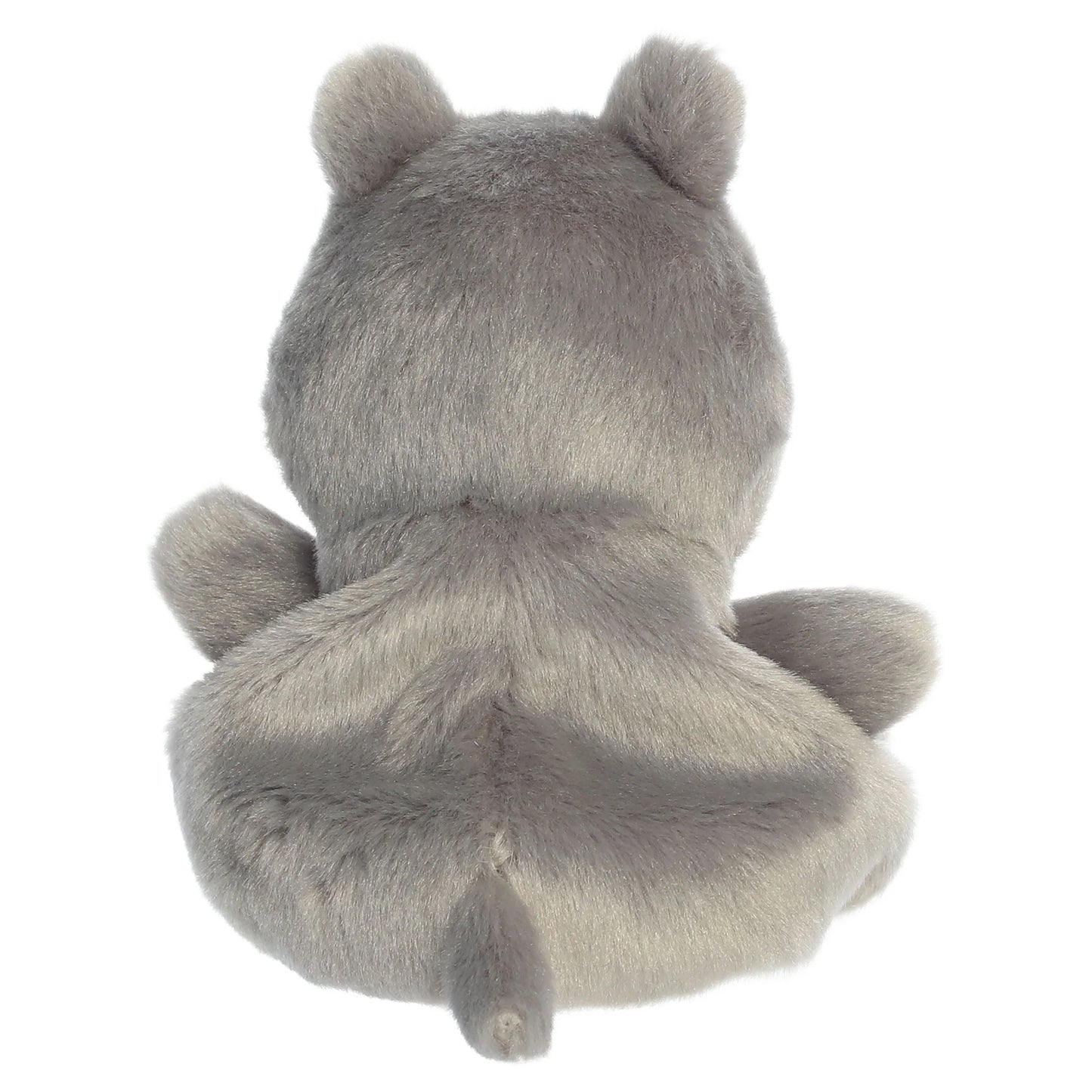 Palm Pals Jambo Rhino plush toy with a soft gray body, little ears, and a tiny horn