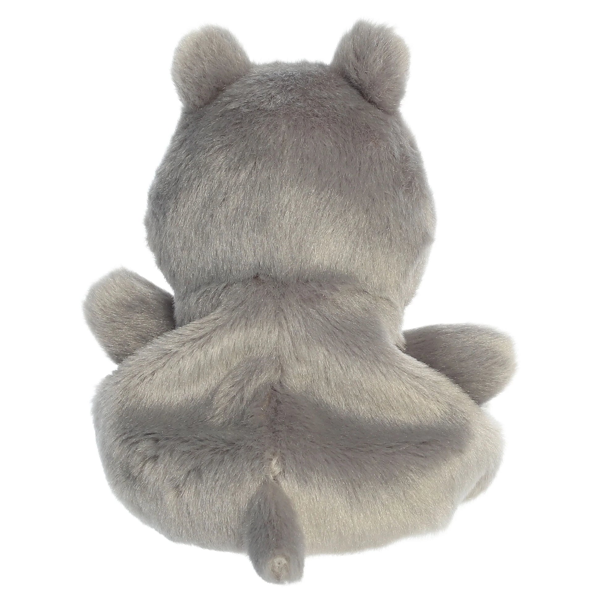 Palm Pals Jambo Rhino plush toy with a soft gray body, little ears, and a tiny horn