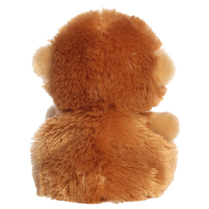 Palm Pals Karen Orangutan plush toy with warm-brown shaggy fur, a gentle smile, and tiny hands and feet