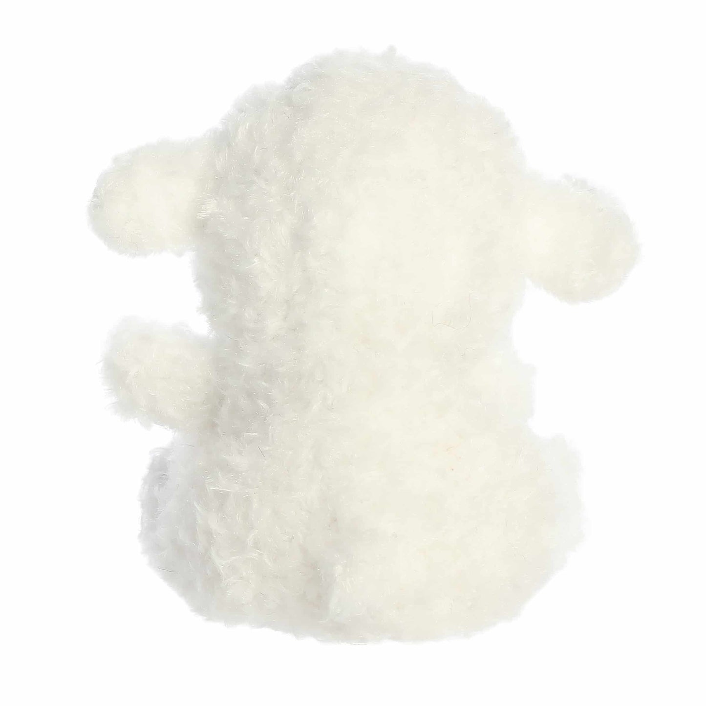 Back view of Palm Pals Luffie Lamb 5-inch plush soft toy