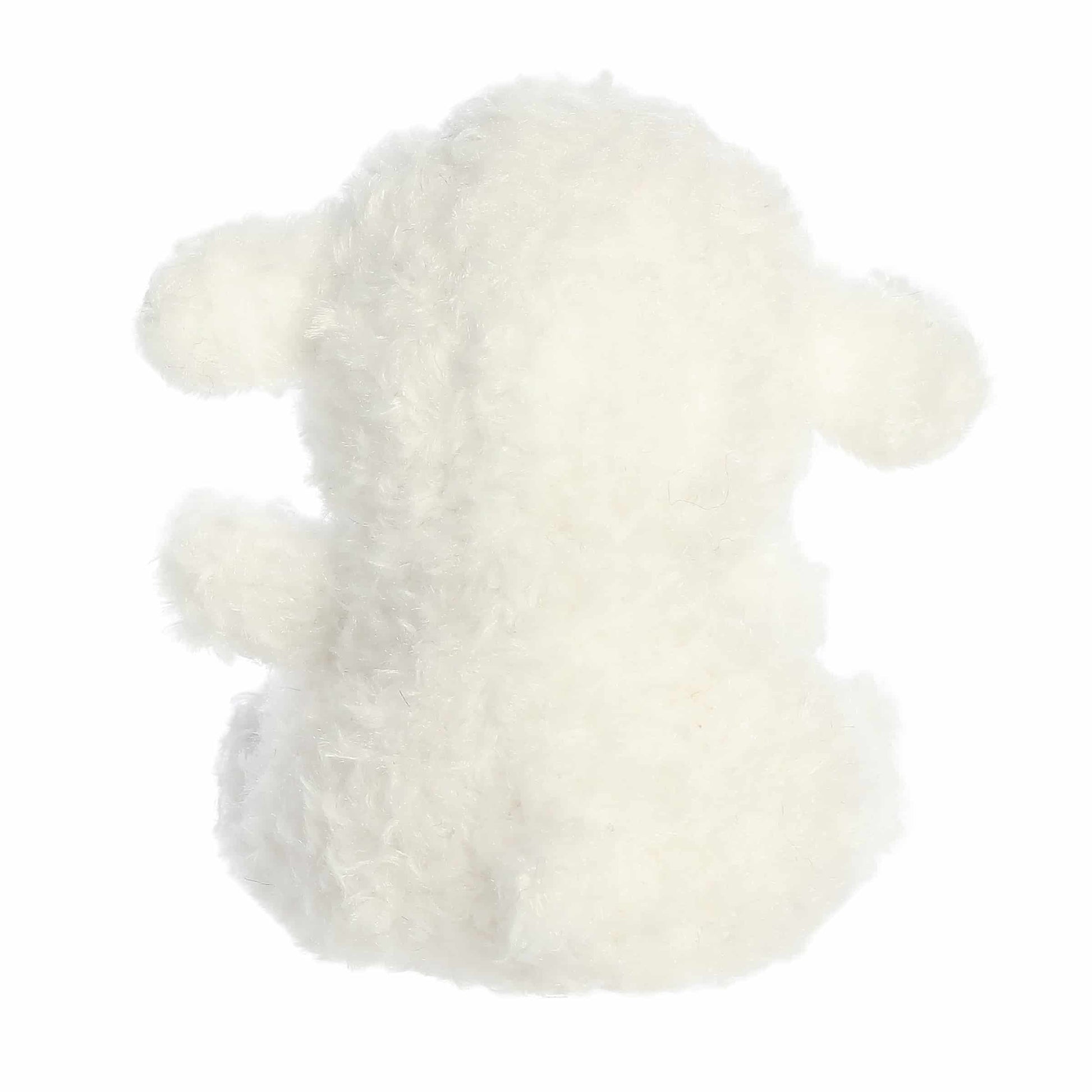 Back view of Palm Pals Luffie Lamb 5-inch plush soft toy