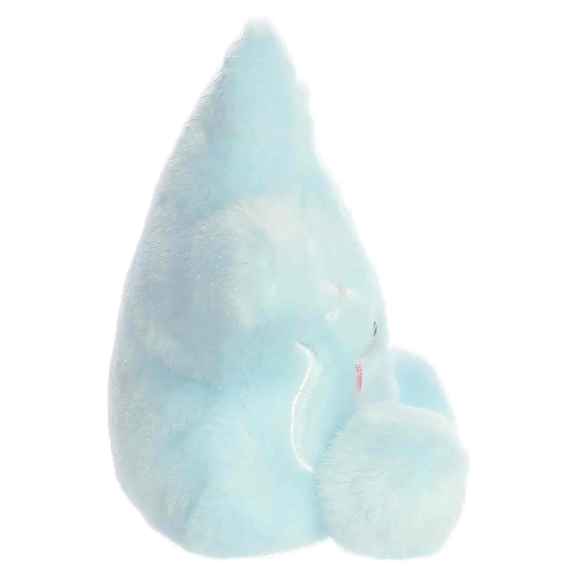Palm Pals Lumi Snow Star 5-inch icy-blue star plush with silver snowflake embroidered details and pink cheeks.