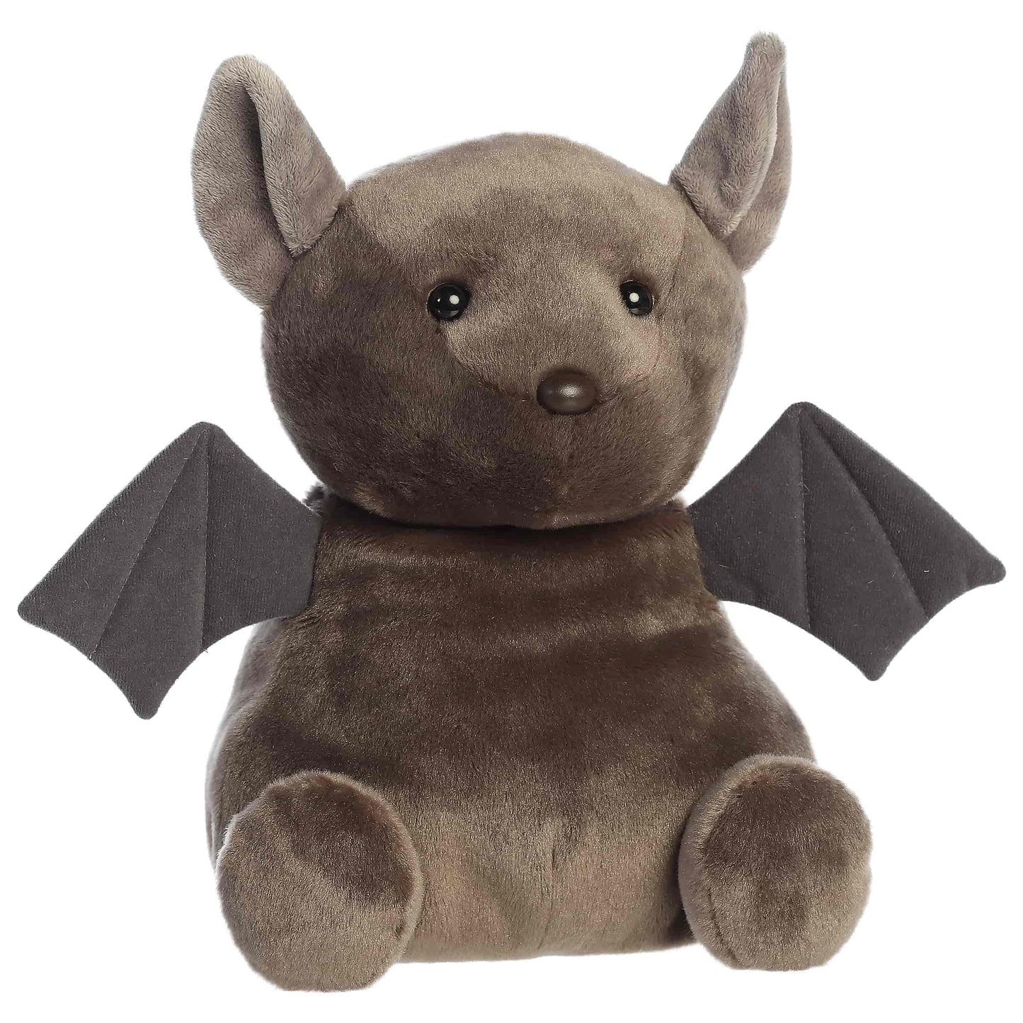 Palm Pals Party-Sized Luna Bat 13-inch plush featuring fluffy fur, curious embroidered eyes, and large open wings.
