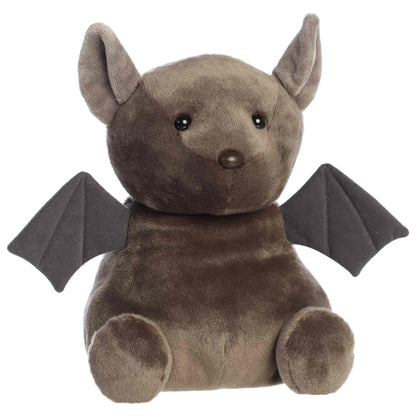 Palm Pals Party-Sized Luna Bat 13-inch plush featuring fluffy fur, curious embroidered eyes, and large open wings.