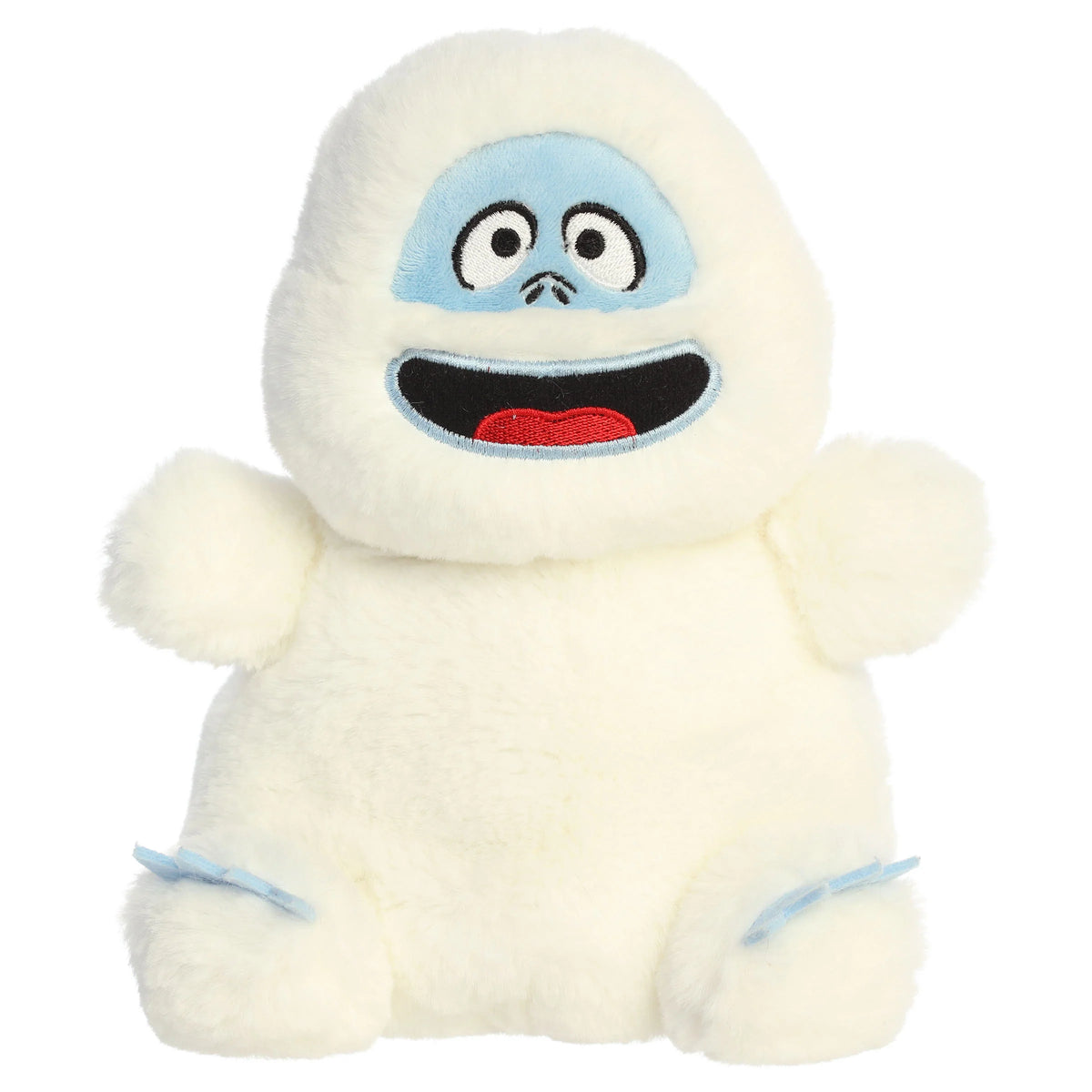 Palm Pals Party Sized Bumble the Abominable Snow Monster plush toy from Rudolph the Red-Nosed Reindeer.