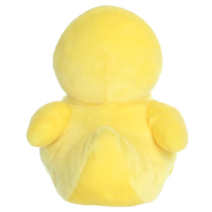 Palm Pals Party-Sized Tubby Rubber Ducky plush toy with sunny yellow fur and a bright orange beak