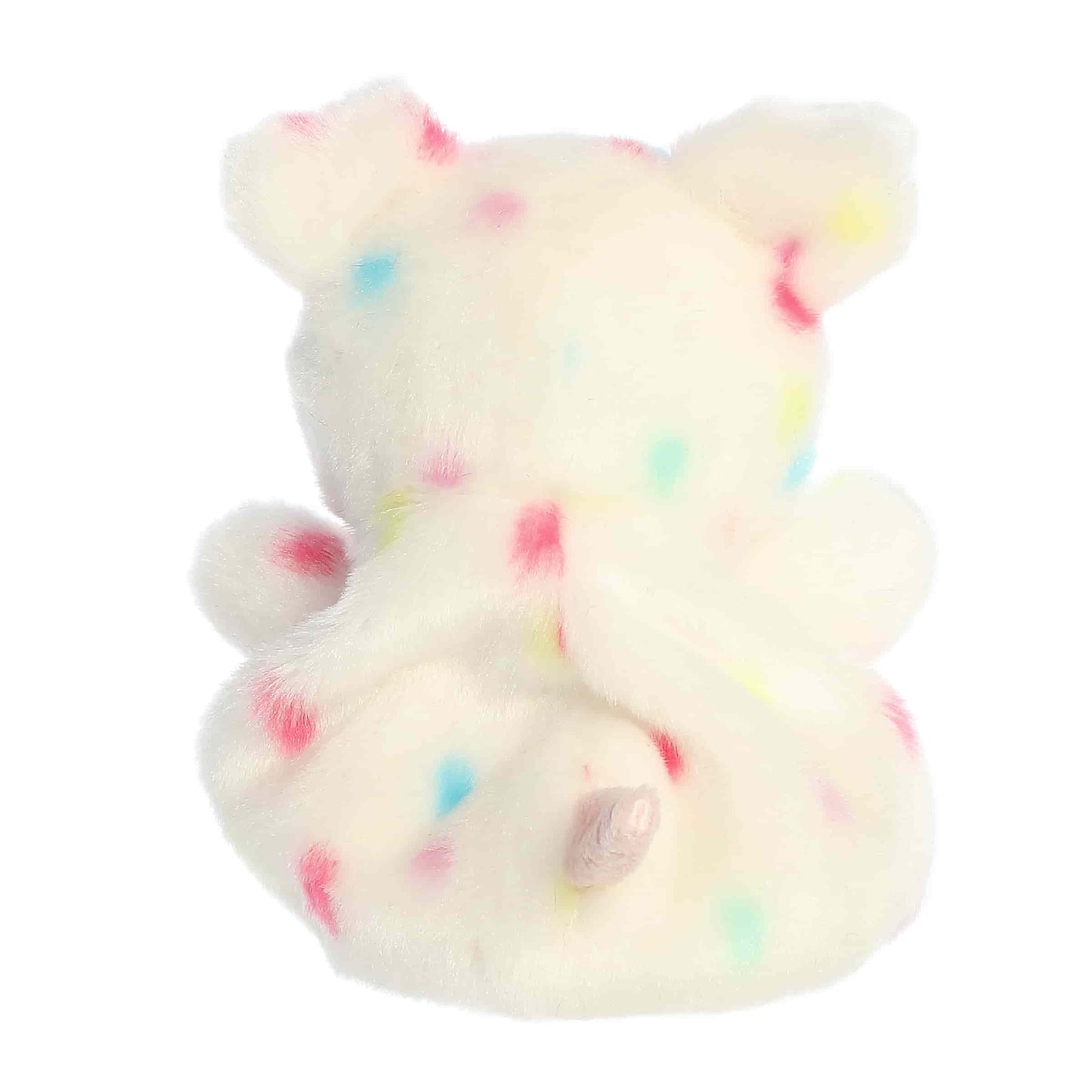 Back view of Palm Pals Patsy Funfetti Pig Plush