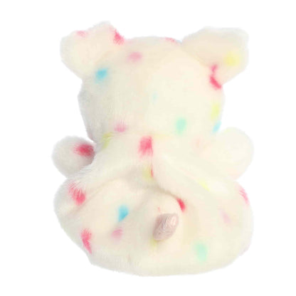 Back view of Palm Pals Patsy Funfetti Pig Plush