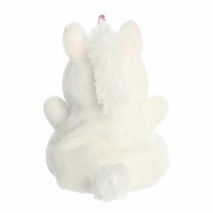 Back view of Palm Pals Precious Moments Sparkle Unicorn 5-inch plush soft toy